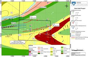 Geology vs conductors and soil anomalous clusters