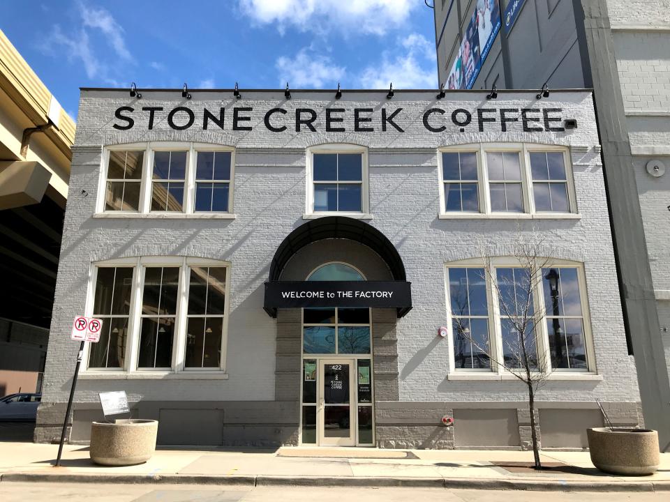 Stone Creek Coffee's Factory Cafe at 422 N. 5th St. is also home to the company's headquarters.