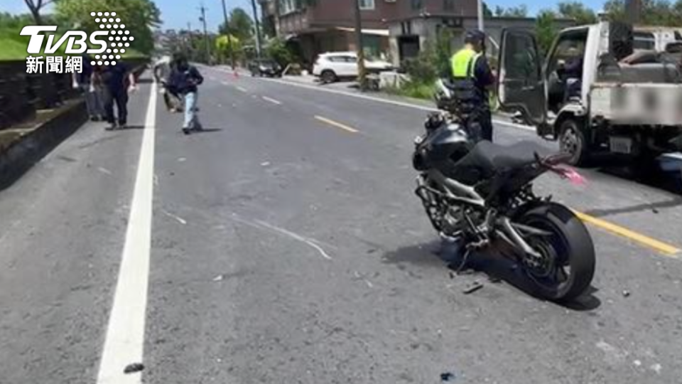 該起車禍發生在羅東鎮河濱路與復興路3段315巷路口。（圖／警方提供）