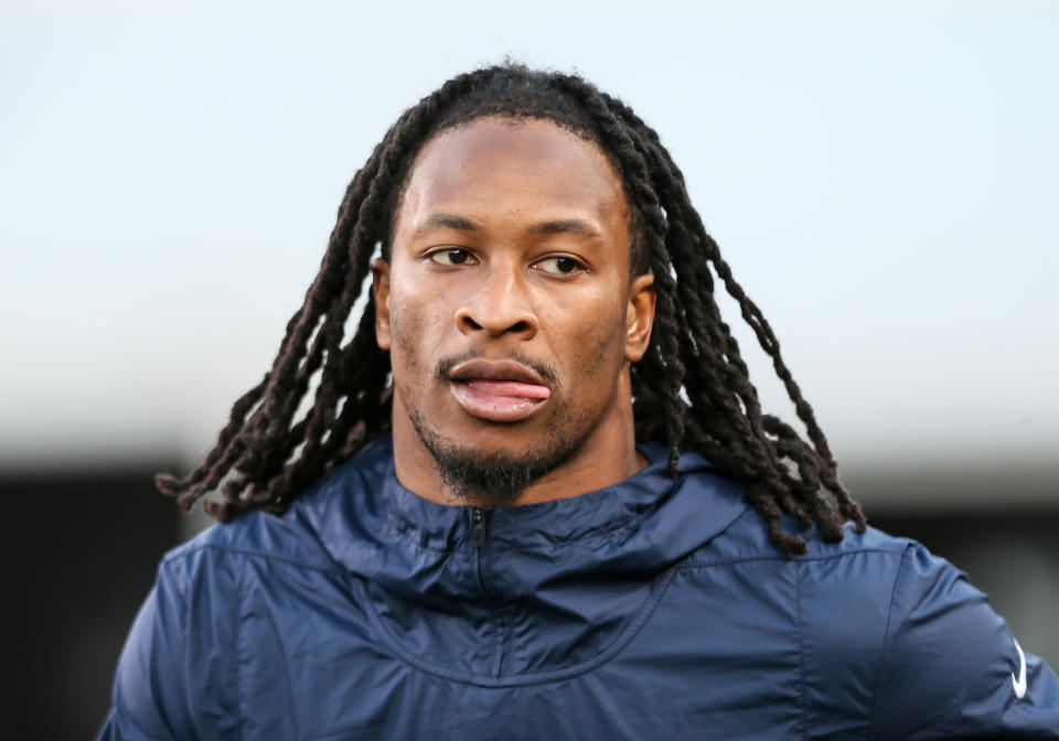 Los Angeles Rams running back Todd Gurley (30) before the Baltimore Ravens vs Los Angeles Rams