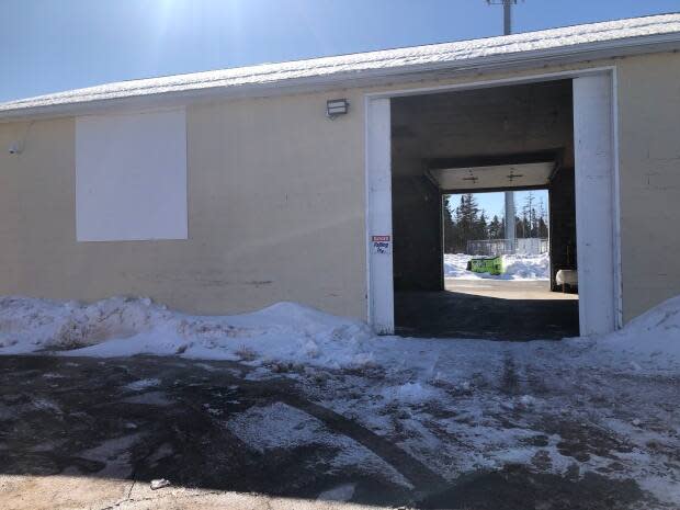 York Sunbury Search and Rescue will use this space in Oromocto to store its command post and trailer. (Gary Moore/CBC - image credit)