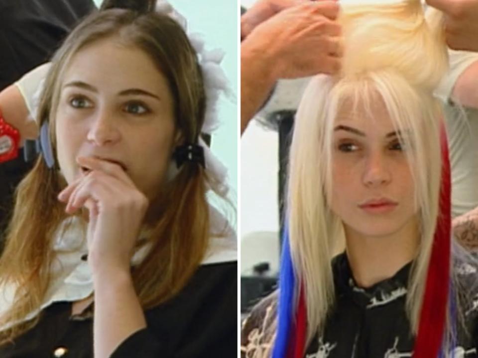 laura makeover before and after on americas next top model