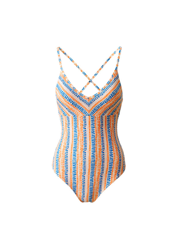 <p>Lemlem x H&M collection Padded Cup Swimsuit, $35, <a href="https://rstyle.me/+VH-scMmJ5OnYfalZ_g7FzA" rel="nofollow noopener" target="_blank" data-ylk="slk:available here;elm:context_link;itc:0;sec:content-canvas" class="link ">available here</a> (XS-XXL). </p>