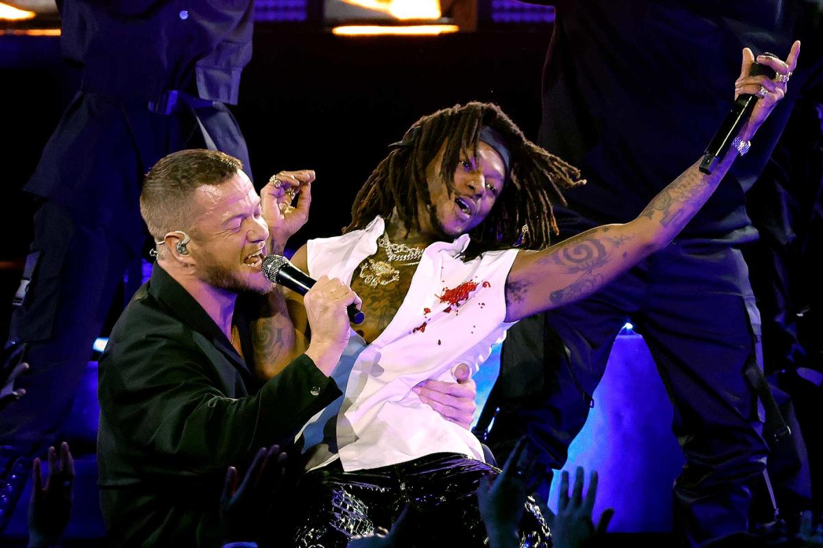 Watch Imagine Dragons Reunite With J.I.D to Perform 'Enemy' at 2022 AMAs