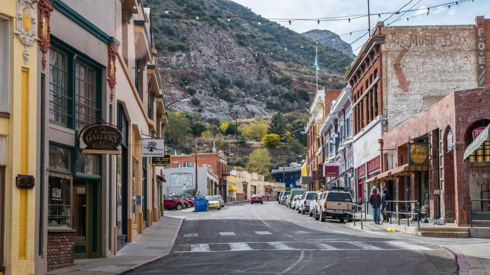 The beautiful and classic town of Bisbee, Arizona