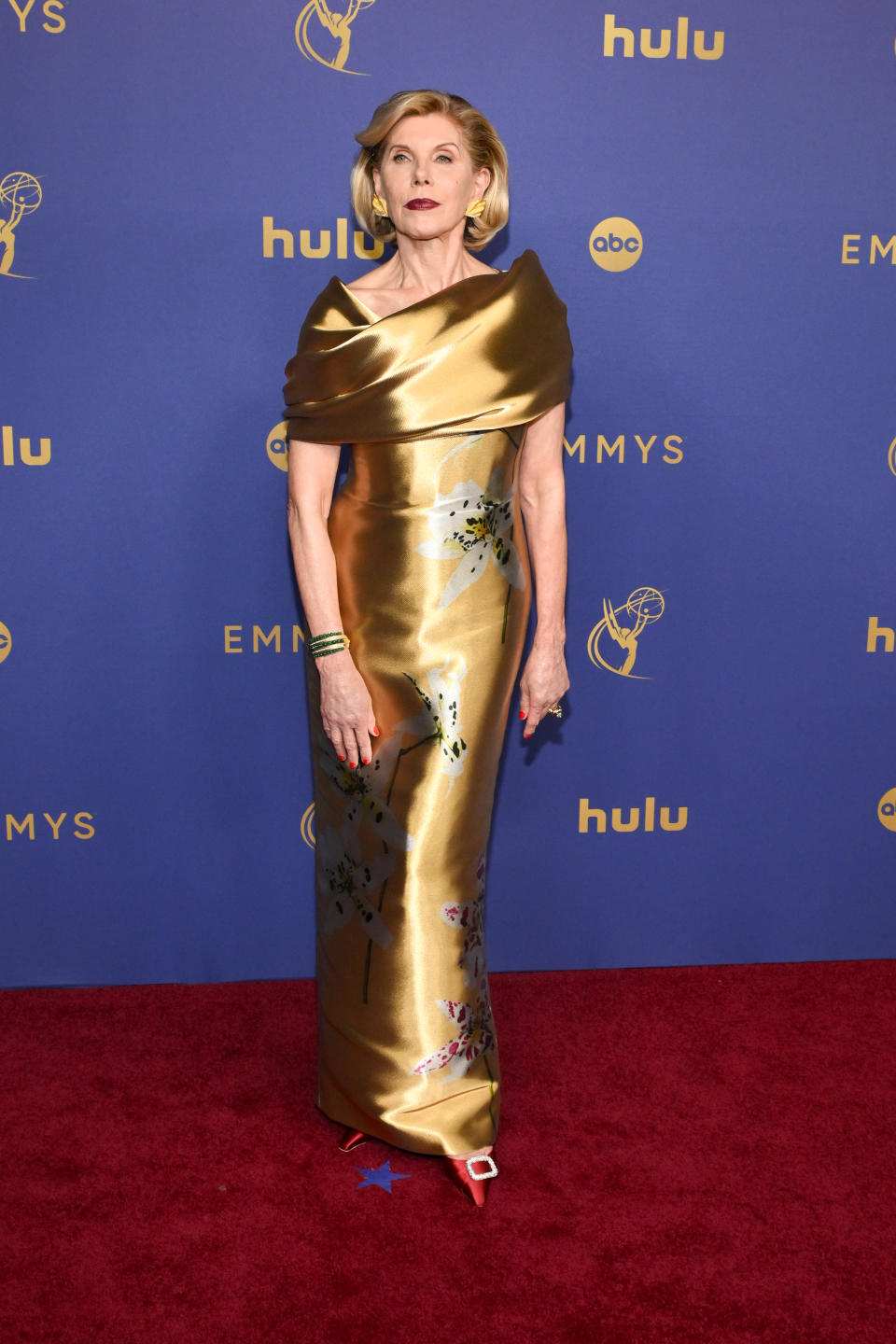 Christine Baranski at the 76th Primetime Emmy Awards held at Peacock Theater on September 15, 2024 in Los Angeles, California.  (Photo by Michael Buckner/Variety via Getty Images)