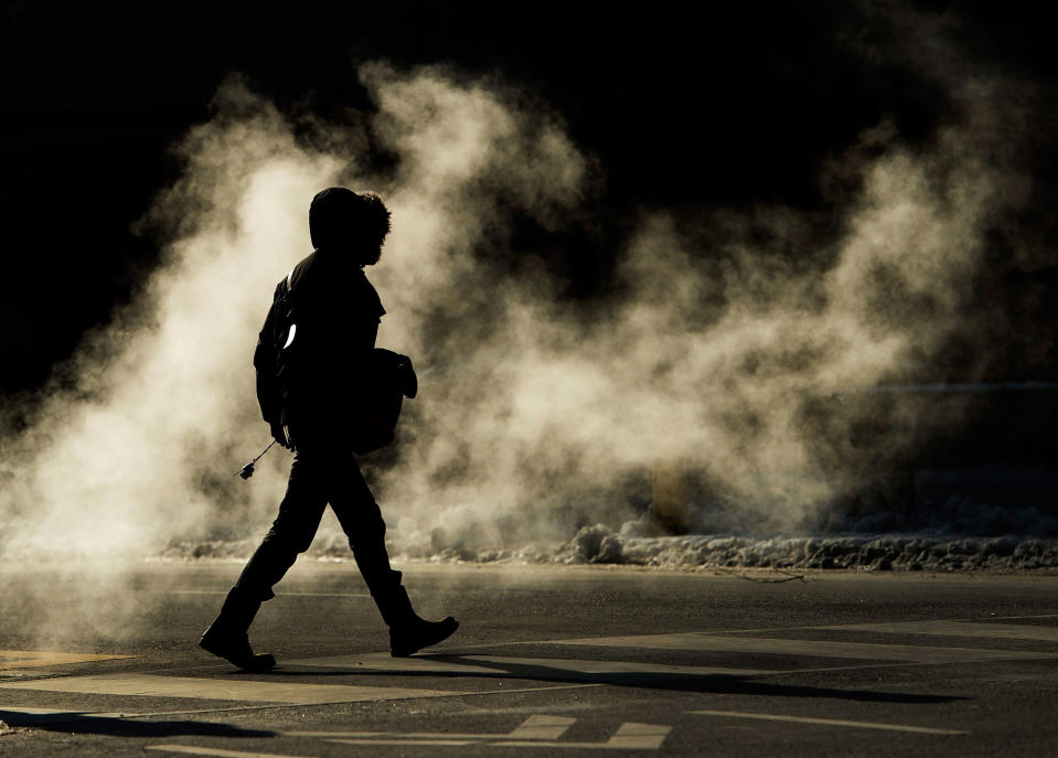 A cold morning in Toronto, Canada