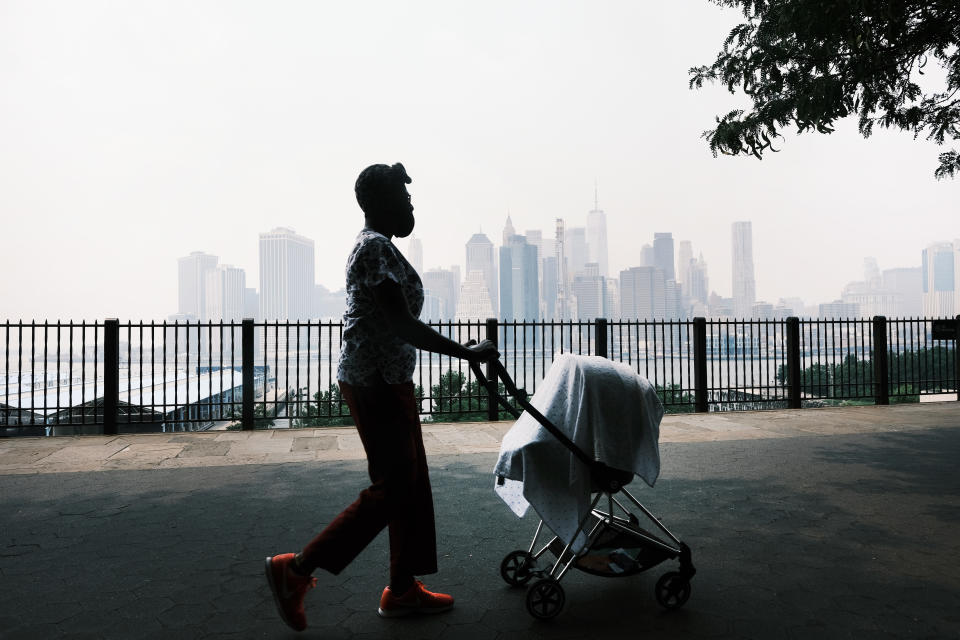 Las fotos de Nueva York que parecen de Pekín por la contaminación