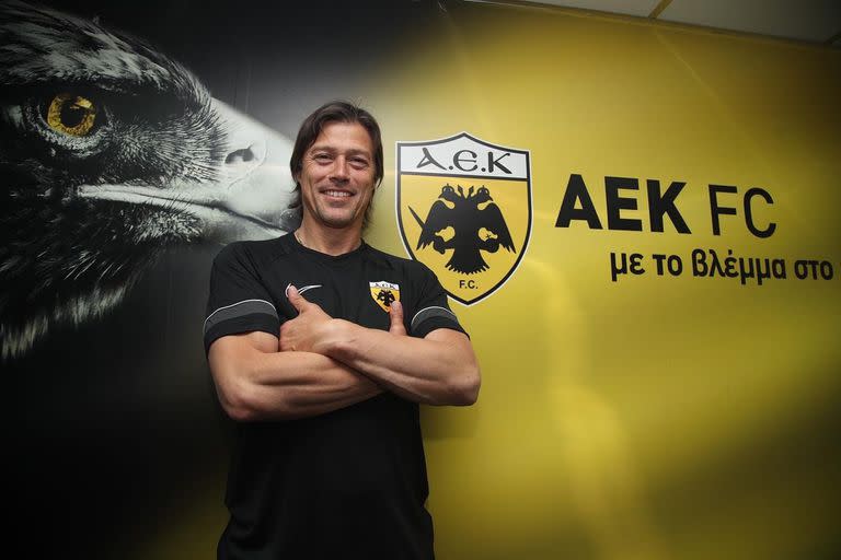 Matías Almeyda disfruta de un buen presente en AEK Atenas