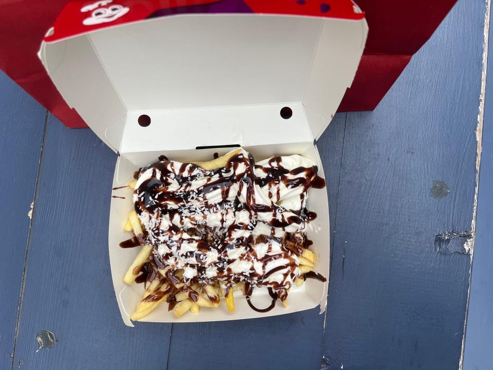 jollibee ice cream fries from above