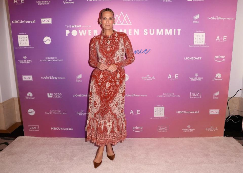 Molly Sims at The Wrap's Power Women Summit, Maybourne Hotel, Beverly Hills, California on Dec 5, 2023.