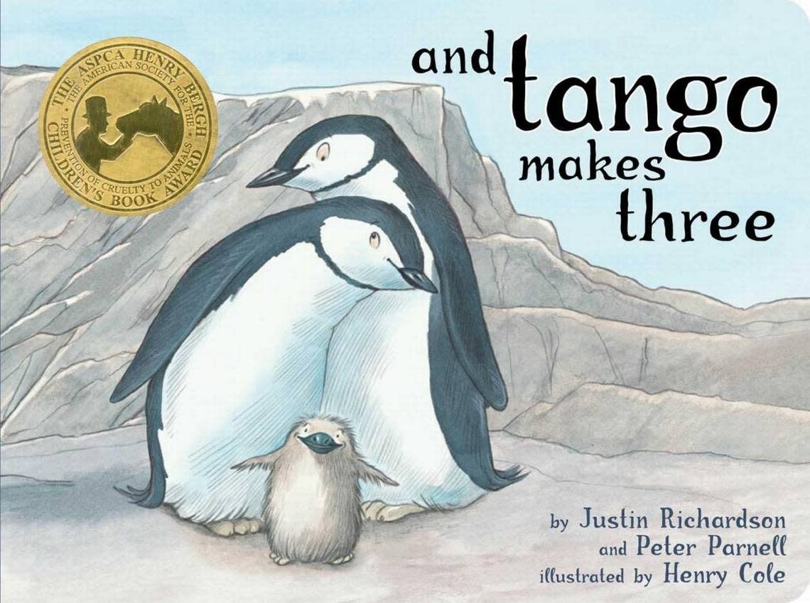 In 2006, “And Tango Makes Three” was temporarily pulled from four CMS elementary school libraries after questions from parents. Simon & Schuster