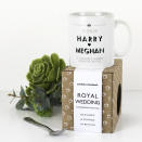<p>Royal Wedding Mug, <a rel="nofollow noopener" href="https://www.etsy.com/uk/listing/600378937/royal-wedding-2018-commemorative-mug?ref=search_recently_viewed-5" target="_blank" data-ylk="slk:£10" class="link ">£10</a> </p>