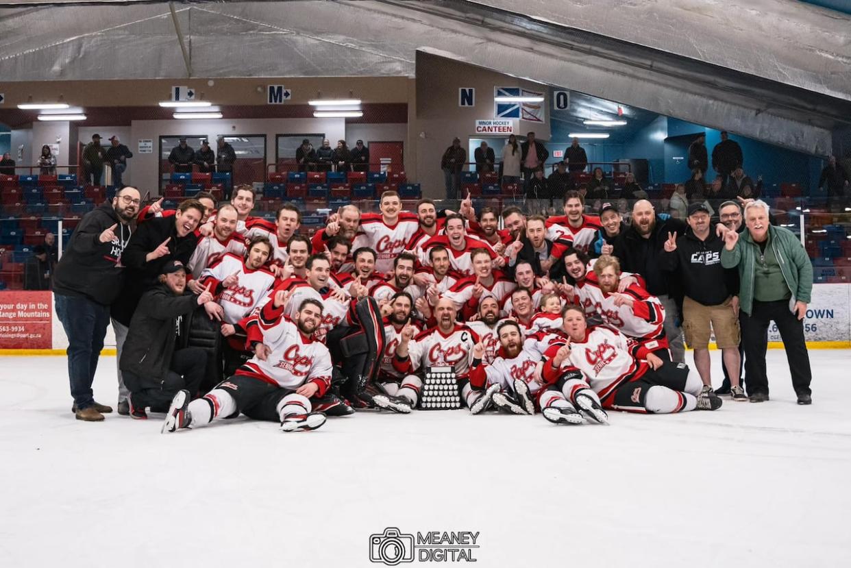 The St. John's Caps won their first Herder Memorial Trophy Saturday evening since 1987.  (St. John's Senior Caps/Facebook - image credit)