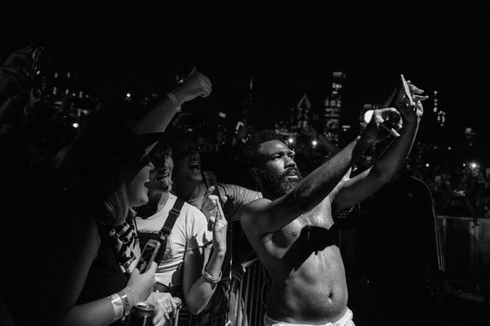 Childish Gambino at Lollapalooza 2019, photo by Greg Noire