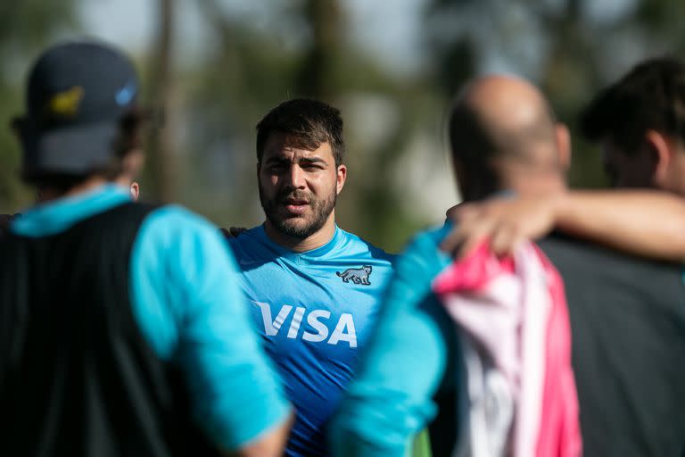 Facundo Isa, uno de los santiagueños que tienen historia en los Pumas; además de local, el tercera línea actuará desde el inicio frente a los escoceses.