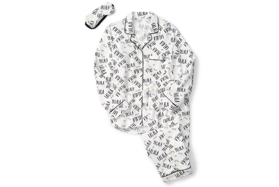 GAP Flannel PJ Set With Eye Mask