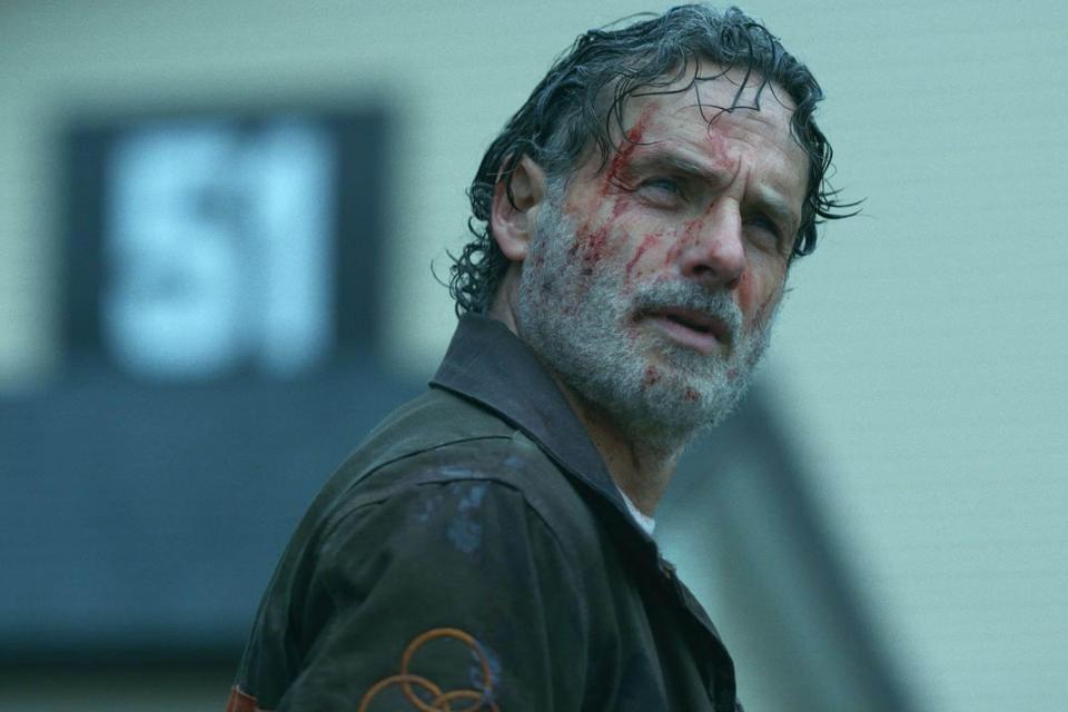 Andrew Lincoln returned to The Walking Dead as Rick Grimes in The Ones Who Live. (Alamy)