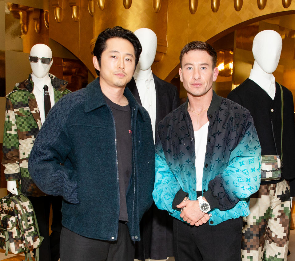 Steven Yeun - Barry Keoghan - Actors - Louis Vuitton - Store Party - West Hollywood
