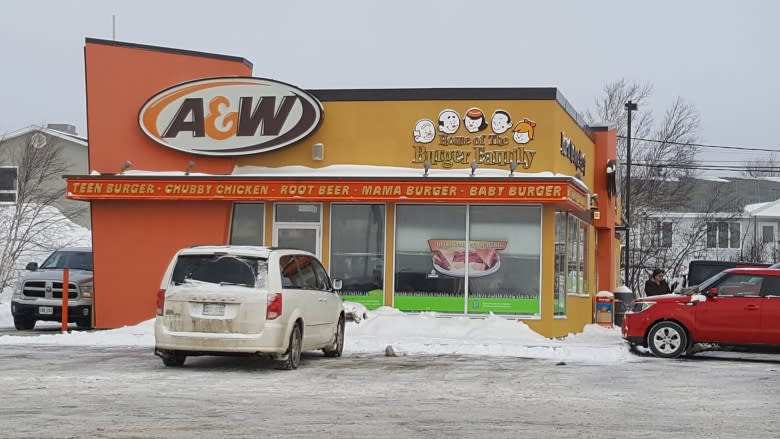 Gander A&W workers put in headlock, knife held to throat during armed robbery