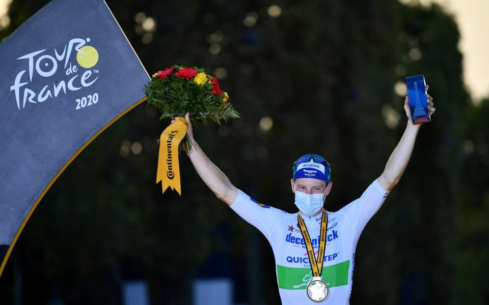 Sam Bennett of Ireland and Team Deceuninck.  - GETTY IMAGES