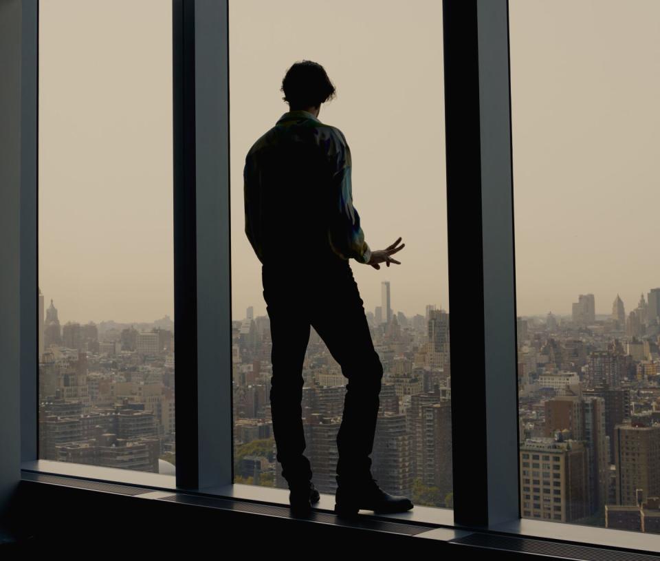 NEW YORK, NY - SEPTEMBER 16, 2022: Actor Matt Smith posing for a portrait at the HBO offices at Hudson Yards in Manhattan.