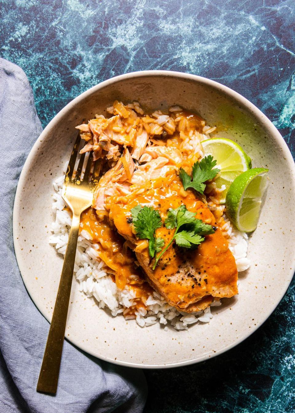 coconut curry salmon