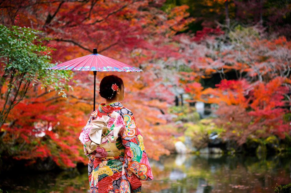 日本京都市為因應疫後賞楓季人潮，作出相關因應。（示意圖／Getty Images）