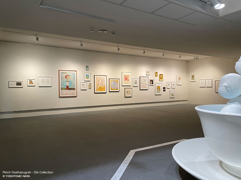 特展展出奈良美智從1980年代至今的作品，可以看見其風格與心境的轉變。圖片來源：主辦單位–文化總會