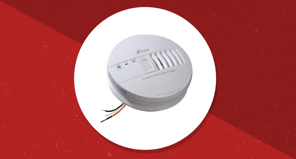 Kidde Hardwire Carbon Monoxide Detector Alarm. (Photo: Amazon/Yahoo Lifestyle)