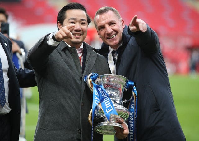 Rodgers led Leicester to FA Cup glory 