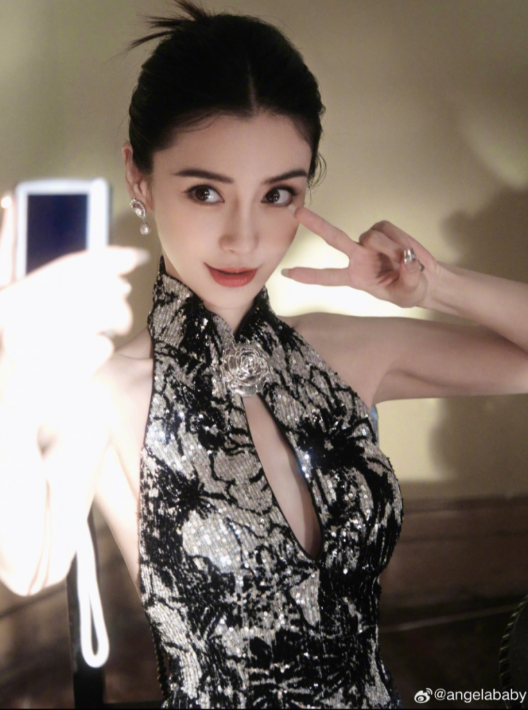 緋聞可為獲內地解禁的Angelababy造勢？（圖片來源：微博@Angelababy）