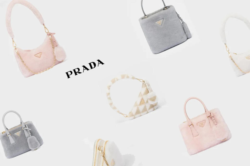 冬天的毛絨包：Prada 全都準備好了，10+ 新款手袋療癒指數已爆！