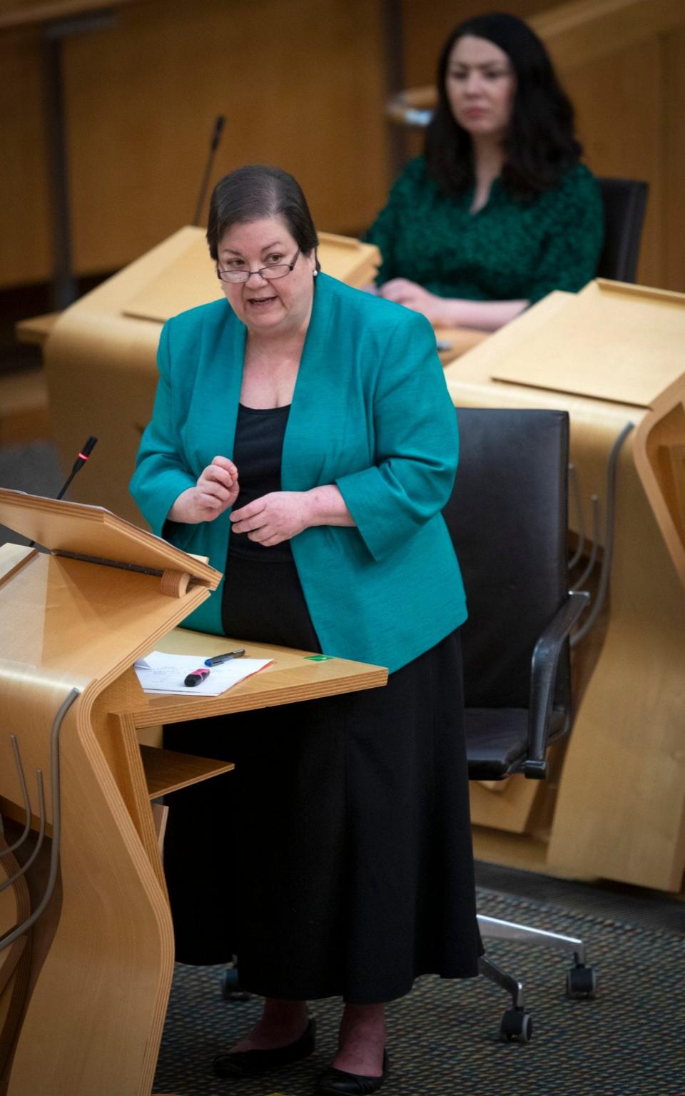 Jackie Baillie, the interim Scottish Labour leader - Jane Barlow/PA