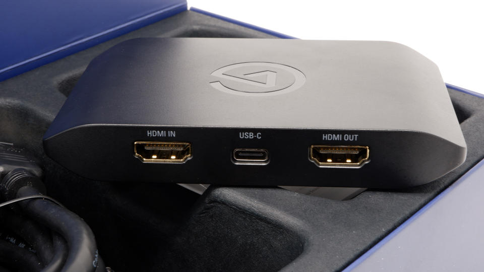 Elgato HD60 X capture card with box and cables.