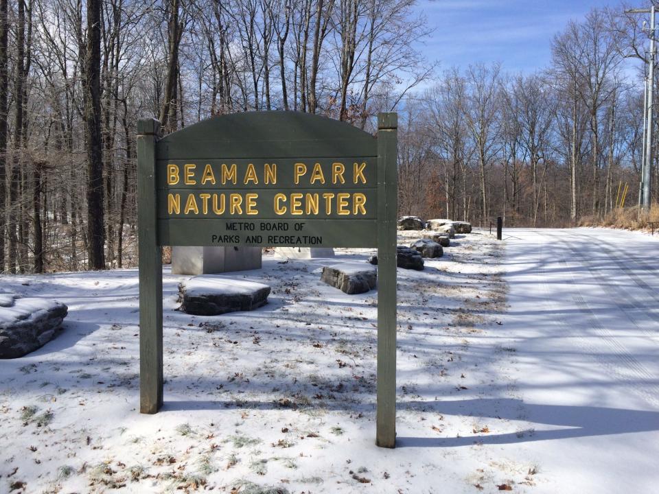 Beaman Park Nature Center entrance in Nashville, TN on Tuesday, February 17, 2015.