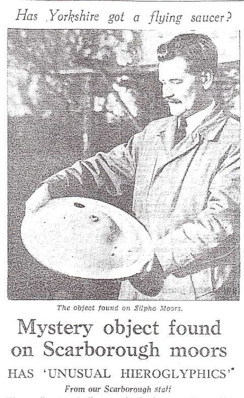 The remaining parts of the Silpho UFO, found in 1957, were rumoured by the UFO community to have ended up on a scrap heap or even on display in a local fish and chip shop. - Credit:  Dr David Clarke/Sheffield Hallam