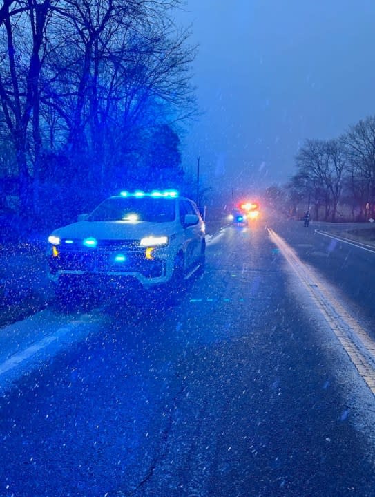 A crash led to minor injuries amid winter weather in Humphreys County (Courtesy: Humphreys County Sheriff’s Office)
