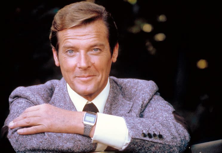 Roger Moore for <em>Moonraker</em>. (Photo: United Artists/Courtesy: Everett Collection)