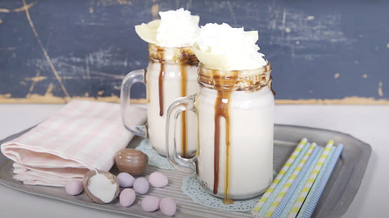 Cadbury Creme Egg milkshakes