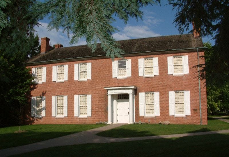 Beecher Hall was the original home of Illinois College in Jacksonville.