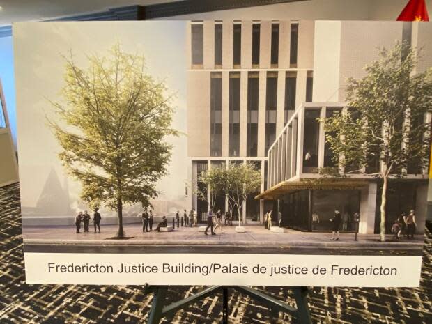 The new Fredericton courthouse project is expected to cost $60 million. (Joe McDonald/CBC - image credit)