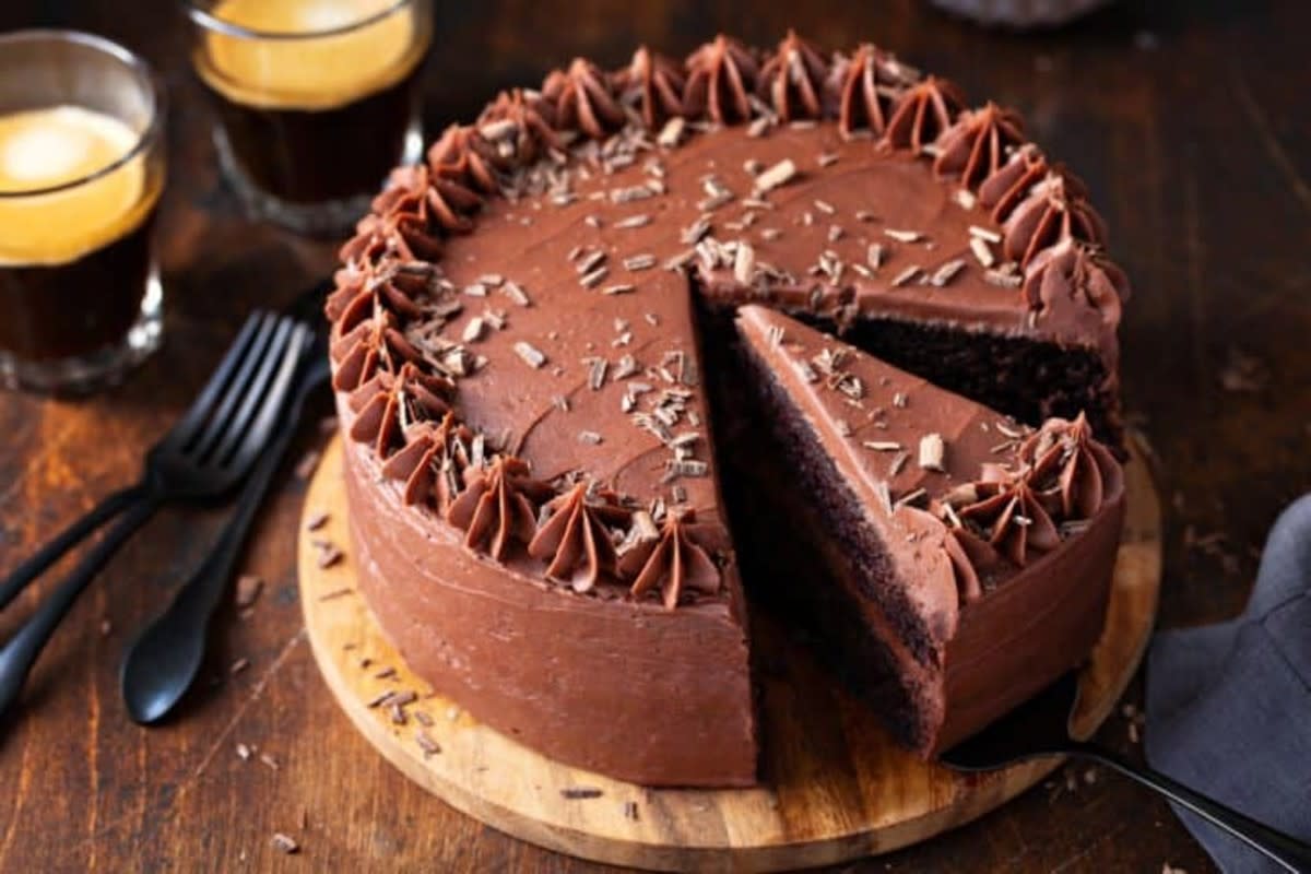 <p>My Baking Addiction</p><p>The Best Chocolate Cake recipe combines cocoa and coffee to create a chocolate lover’s dream. Add your favorite buttercream frosting to make it perfect!</p><p><strong>Get the recipe: <a href="https://www.mybakingaddiction.com/the-best-chocolate-cake/" rel="nofollow noopener" target="_blank" data-ylk="slk:The Best Chocolate Cake;elm:context_link;itc:0;sec:content-canvas" class="link rapid-noclick-resp">The Best Chocolate Cake</a></strong></p>