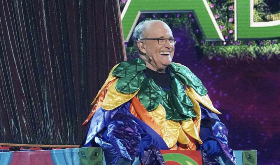 Rudy Giuliani on Fox’s “The Masked Singer” - Credit: Fox