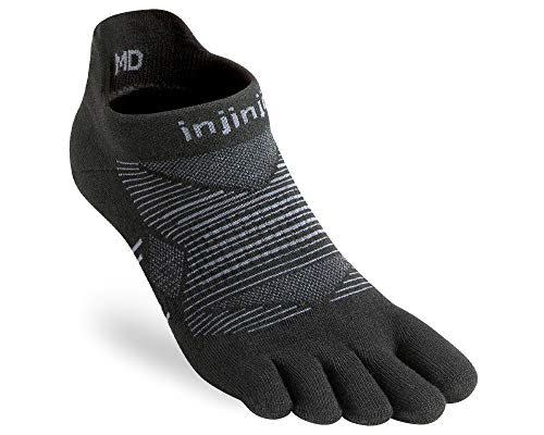 <p><strong>Injinji</strong></p><p>amazon.com</p><p><strong>$14.00</strong></p><p><a href="https://www.amazon.com/dp/B07ZTXLY3S?tag=syn-yahoo-20&ascsubtag=%5Bartid%7C10055.g.34828090%5Bsrc%7Cyahoo-us" rel="nofollow noopener" target="_blank" data-ylk="slk:Shop Now;elm:context_link;itc:0;sec:content-canvas" class="link ">Shop Now</a></p><p>If you’ve tried all the specialized socks and anti-blister creams available on the market but still find blisters popping up between your toes, you might be the perfect candidate for toe socks. Injinji specializes in this unique style, which is<strong> designed to minimize potential chafing between your toes. </strong>While they take some time to get used to, these socks allow for full toe splay and keep your big toe aligned in order to aid in bunion prevention. Testers either loved or hated the design, but all unanimously appreciated the lightweight, moisture-wicking material during hot summer days. Lab results confirmed these claims, with the fabric being one of the most moisture-wicking ones we tested.</p>