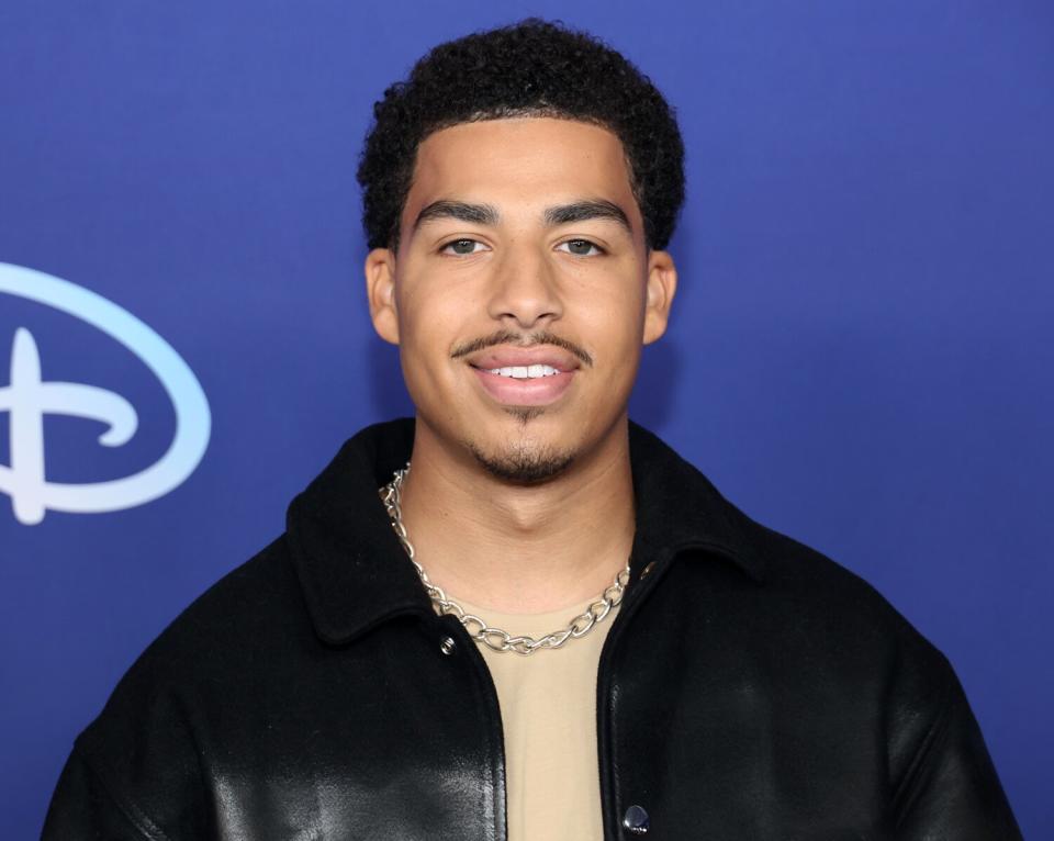 Marcus Scribner attends the 2022 ABC Disney Upfront at Basketball City - Pier 36 - South Street on May 17, 2022 in New York City.