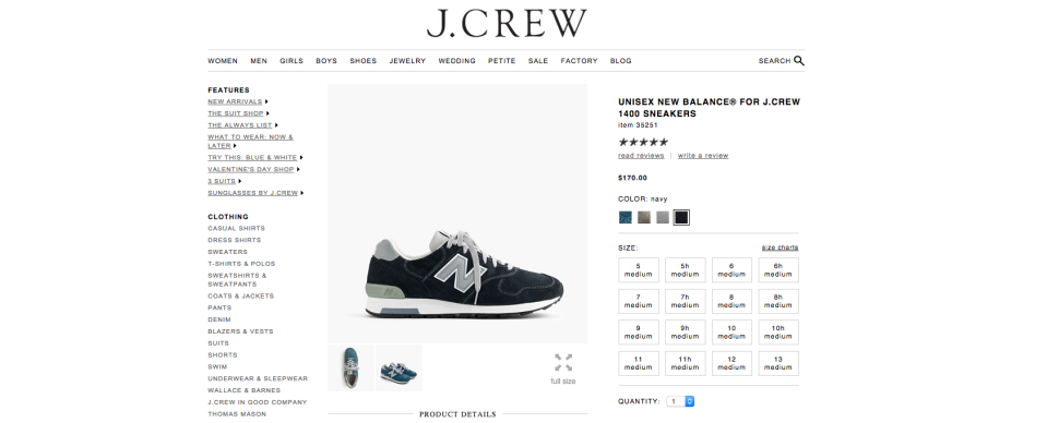 j. crew shoes