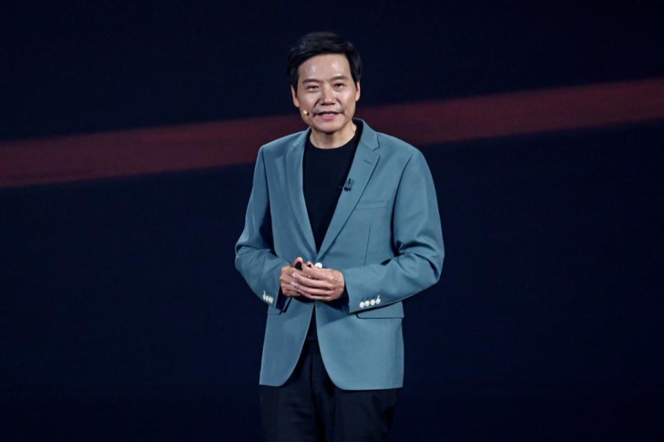 Xiaomi CEO and founder Lei Jun announced the company’s foray into EVs in 2021 and pledged to invest $10 billion in its auto business. AFP via Getty Images