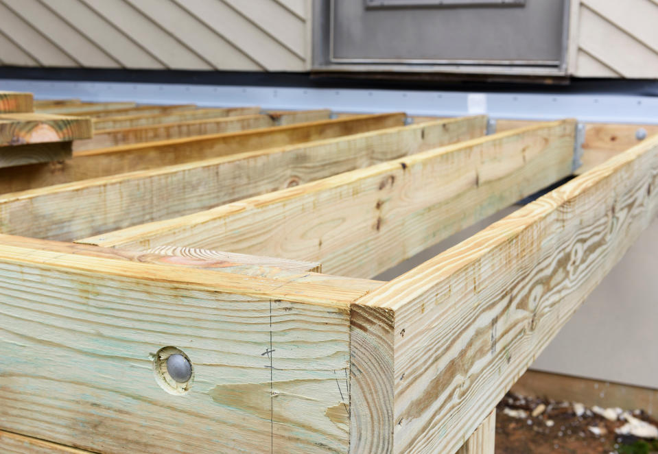 deck joists, deck restoration