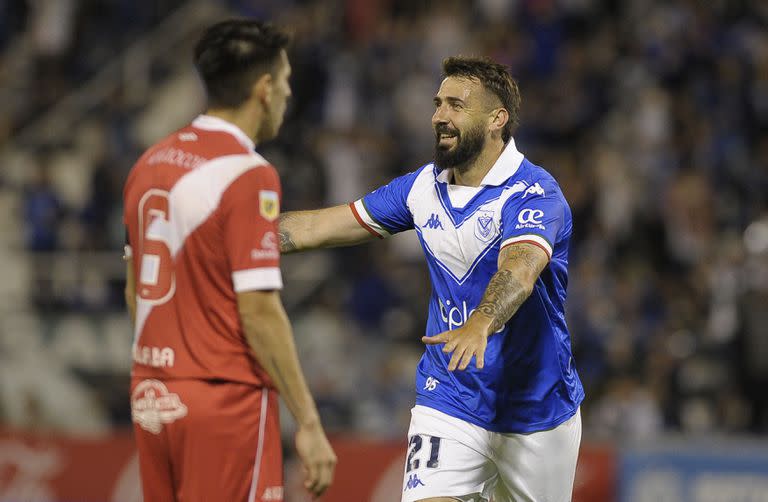 El festejo del Oso Pratto contra Argentinos Juniors